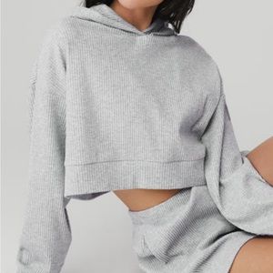 Alo muse hoodie grey size L